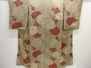 アンティーク　菊模様着物